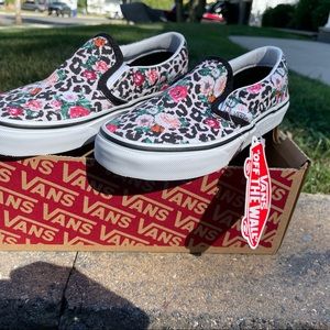 Vans Classic Slip-On Leopard Floral
